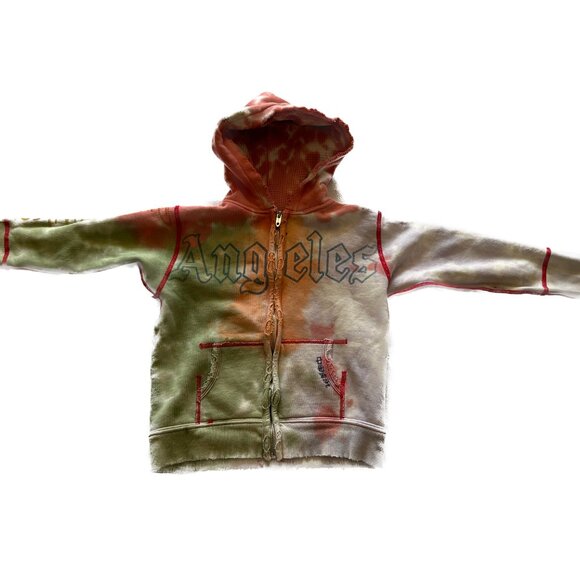 Rare The Great China Wall Los Angeles Salvage Car Club 1999 Kids Zip Hoodie 4 T - Picture 12 of 17